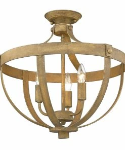 Golden Lighting Leona Semi-Flush