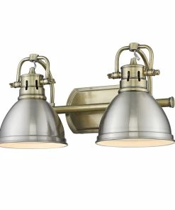 New ✨ Golden Lighting Duncan 2 Light Bath Vanity 👍 138 Golden Lighting Duncan 2 Light Bath Vanity