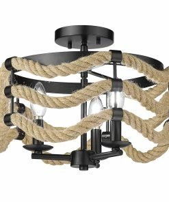 Golden Lighting Marissa 3 Light Semi-Flush