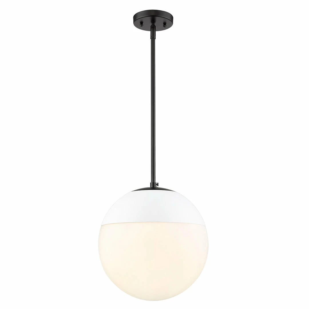 New ๐ Golden Lighting American Farmhouse Dixon 1 Light Pendant With Rod - Closeout โ๏ธ 15 Golden Lighting American Farmhouse Dixon 1 Light Pendant With Rod - Closeout