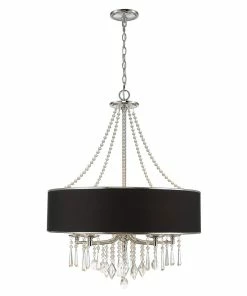 Golden Lighting American Farmhouse Echelon 5 Light Chandelier