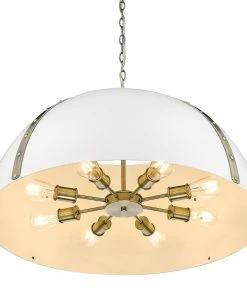 Golden Lighting Transitional Looks Aldrich 8 Light Pendant - Closeout
