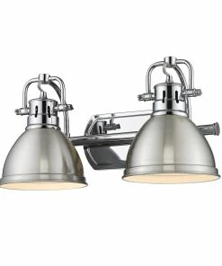 New ✨ Golden Lighting Duncan 2 Light Bath Vanity 👍 199 Golden Lighting Duncan 2 Light Bath Vanity