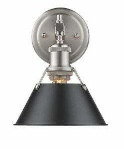 Golden Lighting Orwell 1 Light Bath Vanity American Farmhouse