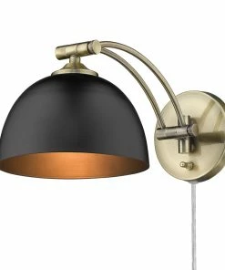 Golden Lighting Rey 1 Light Articulating Wall Sconce