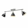 Golden Lighting American Farmhouse Duncan Semi-Flush - Track Light
