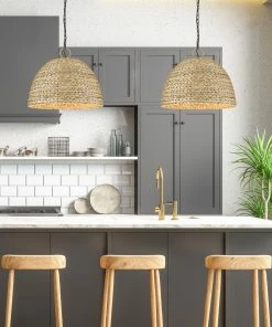 Golden Lighting American Farmhouse Rue 5 Light Pendant