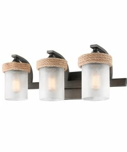 Golden Lighting Chatham 3 Light Bath Vanity American Farmhouse