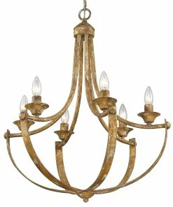 Flash Sale ๐งจ Golden Lighting Victoria 6 Light Chandelier โจ 9 Golden Lighting Victoria 6 Light Chandelier