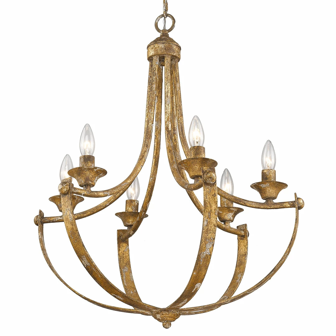 Flash Sale ๐งจ Golden Lighting Victoria 6 Light Chandelier โจ 5 Golden Lighting Victoria 6 Light Chandelier