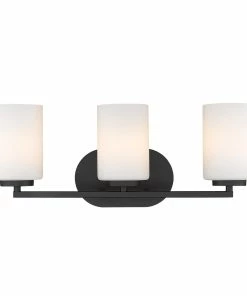 Golden Lighting American Farmhouse Manhattan 3 Light Bath Vanity