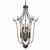 Golden Lighting American Farmhouse Multi-Family 2 Tier - 9 Light Caged Foyer