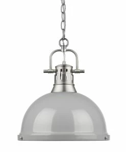 Golden Lighting Duncan 1 Light Pendant With Chain - Closeout