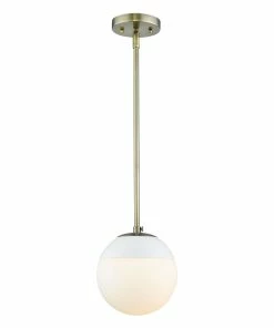 Golden Lighting Dixon Small Pendant With Rod - Closeout