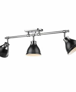 Golden Lighting Duncan Semi-Flush - Track Light - Closeout American Farmhouse