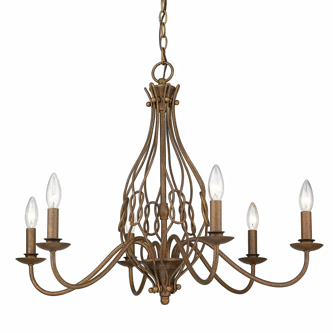 Brand new ๐ Golden Lighting Antoinette 6 Light Chandelier ๐ฅฐ 3 Golden Lighting Antoinette 6 Light Chandelier