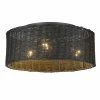 Golden Lighting Erma Flush Mount American Farmhouse