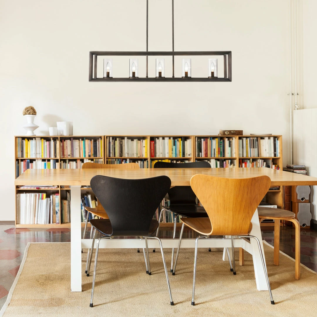 Discount 😉 Golden Lighting Smyth 5 Light Linear Pendant American Farmhouse ⌛ 14 Golden Lighting Smyth 5 Light Linear Pendant American Farmhouse