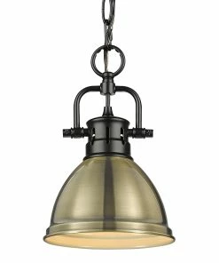 Golden Lighting Transitional Looks Duncan Mini Pendant With Chain - Closeout