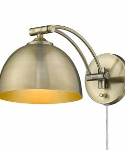 Golden Lighting Rey 1 Light Articulating Wall Sconce