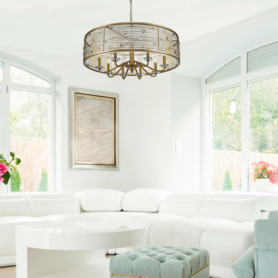 Top 10 ๐ฏ Golden Lighting American Farmhouse Joia 8 Light Chandelier ๐ 6 Golden Lighting American Farmhouse Joia 8 Light Chandelier