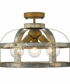 Golden Lighting Bavaria Semi-Flush Transitional Looks