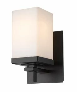 Golden Lighting Maddox 1 Light Wall Sconce American Farmhouse