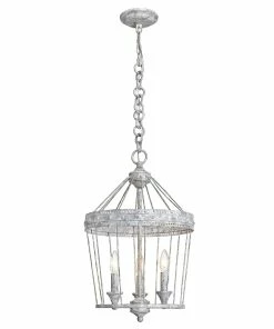 Golden Lighting American Farmhouse Ferris 3 Light Pendant