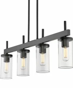 Golden Lighting American Farmhouse Winslett Linear Pendant