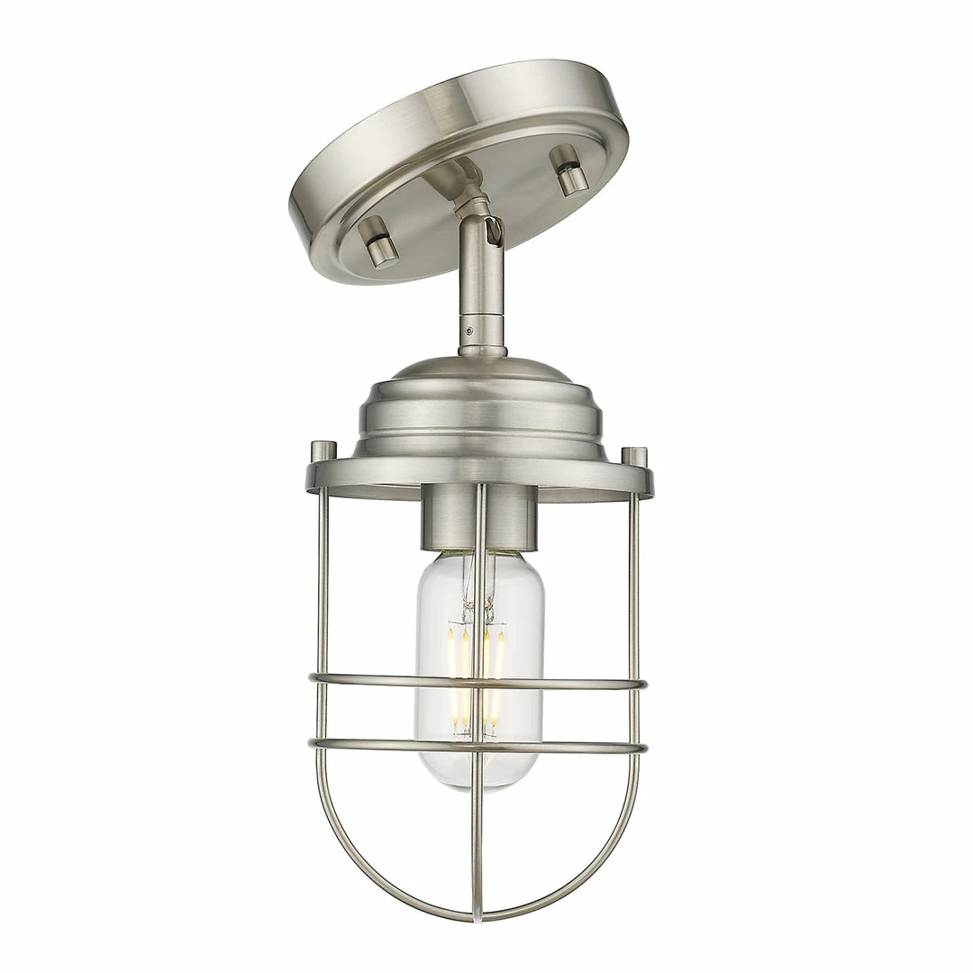 Discount ๐ Golden Lighting Seaport Semi-Flush ๐ 11 Golden Lighting Seaport Semi-Flush