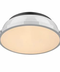 Top 10 💯 Golden Lighting Transitional Looks Duncan 14" Flush Mount 🥰 121 Golden Lighting Transitional Looks Duncan 14