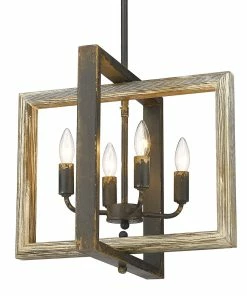 Golden Lighting Harvey 4 Light Pendant