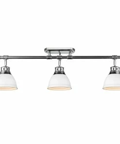 Golden Lighting Duncan Semi-Flush - Track Light - Closeout American Farmhouse