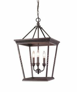 Golden Lighting Davenport 3 Light Pendant