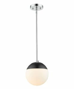 Golden Lighting Dixon Small Pendant With Rod - Closeout