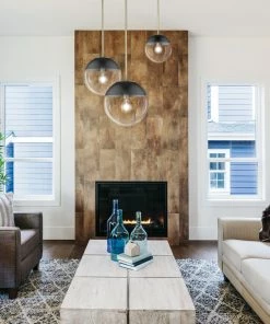 Golden Lighting Dixon Small Pendant With Rod - Closeout