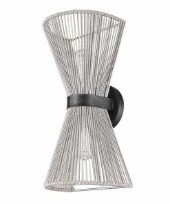 Buy ๐ Golden Lighting American Farmhouse Avon 2 Light Wall Sconce โ๏ธ 8 Golden Lighting American Farmhouse Avon 2 Light Wall Sconce