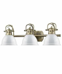 Golden Lighting Duncan 3 Light Bath Vanity - Closeout American Farmhouse