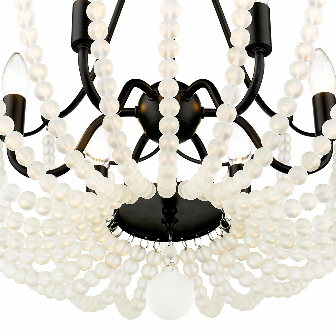 Brand new ๐ Golden Lighting Tiara 6 Light Pendant American Farmhouse ๐งจ 6 Golden Lighting Tiara 6 Light Pendant American Farmhouse