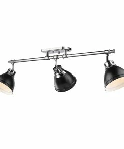 Golden Lighting Duncan Semi-Flush - Track Light - Closeout American Farmhouse