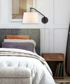 Golden Lighting Ryleigh 1 Light Articulating Wall Sconce American Farmhouse