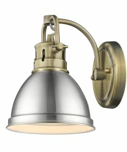 Buy ๐ฅ Golden Lighting American Farmhouse Duncan 1 Light Bath Vanity - Closeout โญ 49 Golden Lighting American Farmhouse Duncan 1 Light Bath Vanity - Closeout