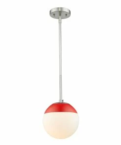 Golden Lighting Dixon Small Pendant With Rod - Closeout