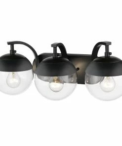 Best Pirce ๐ Golden Lighting American Farmhouse Dixon 3 Light Bath Vanity โ 13 Golden Lighting American Farmhouse Dixon 3 Light Bath Vanity