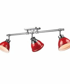 Golden Lighting Duncan Semi-Flush - Track Light - Closeout American Farmhouse