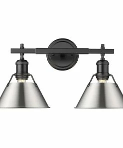 Golden Lighting American Farmhouse Orwell 2 Light Bath Vanity