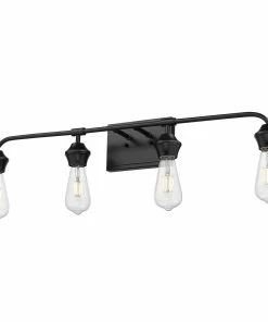 Golden Lighting Ormond 4 Light Bath Vanity American Farmhouse