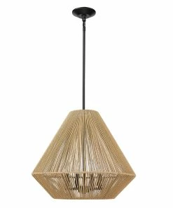 Golden Lighting Valentina 4 Light Pendant American Farmhouse