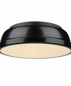 Top 10 💯 Golden Lighting Transitional Looks Duncan 14" Flush Mount 🥰 104 Golden Lighting Transitional Looks Duncan 14