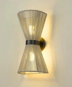 Buy ๐ Golden Lighting American Farmhouse Avon 2 Light Wall Sconce โ๏ธ 9 Golden Lighting American Farmhouse Avon 2 Light Wall Sconce